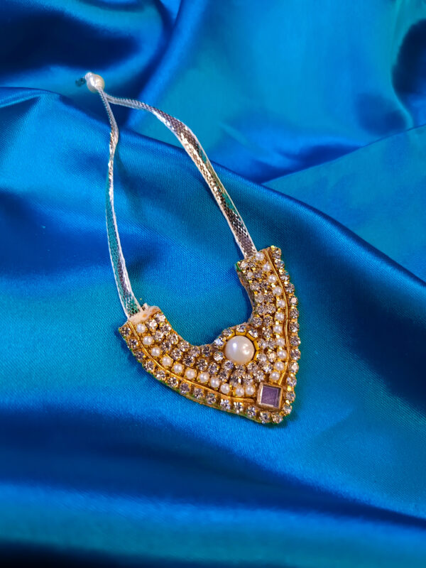 Round Beaded Gold Choker